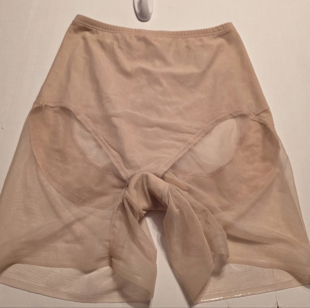 Cupid Sheer Nude Shapewear Shorts Size Small NWOT